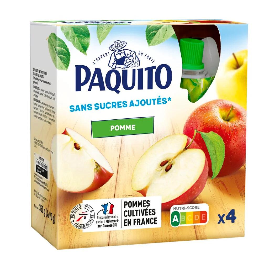 Compote à boire pomme sans sucres ajoutés - EDEN STORE