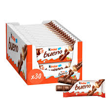 Colis Kinder Bueno x30 - Barres chocolatées lait et noisettes