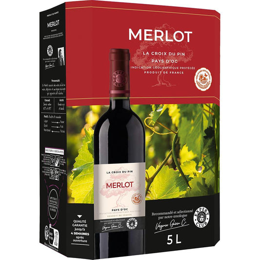 Merlot, vin rouge IGP pays d'Oc - EDEN STORE